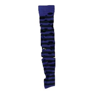 Killstar Knee High Striped Fishnet Socks - NEW